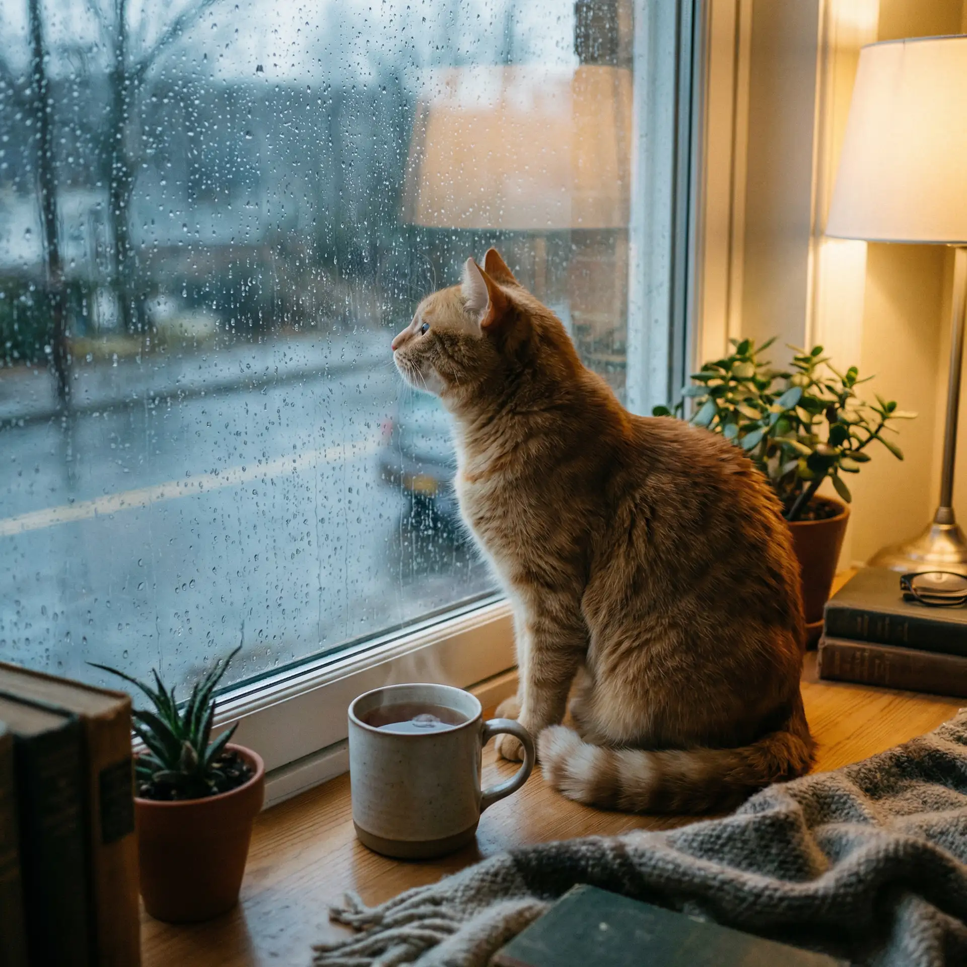 猫咪望着窗外的雨 - 天官赐福动漫在线观看视频